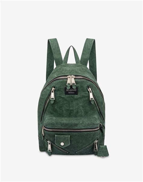 Washed nappa leather Biker backpack 